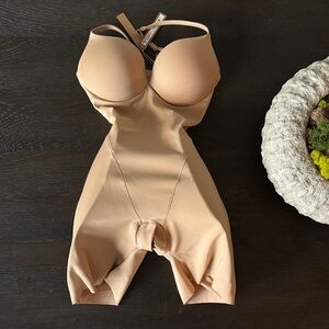 SKIMS ULTIMATE BODY BUTT AND HIP ENHANCING MID THIGH BODYSUIT | CLAY